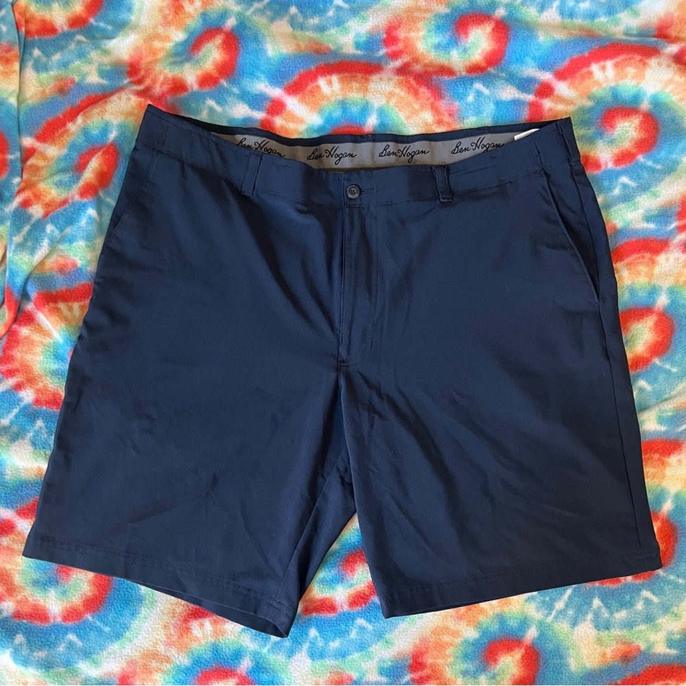 Ben Hogan Navy Blue Stretchy Golf Shorts